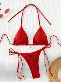 Biquíni Brilho da Luz Vermelho / PP (XS)